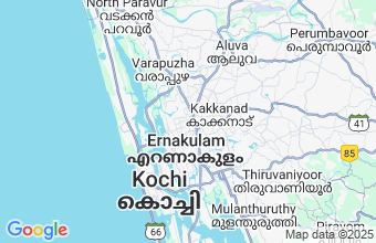 Map of Ernakulam