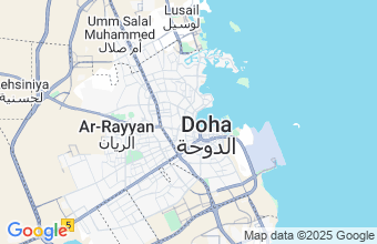 Map of Doha