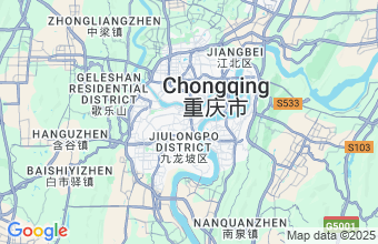 Map of Chongqing