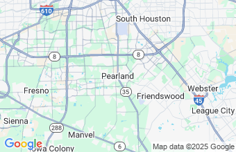 Map of Pearland