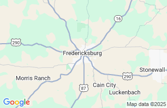 Map of Fredericksburg