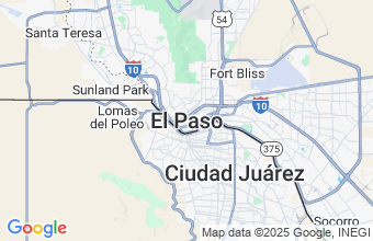 Map of El Paso
