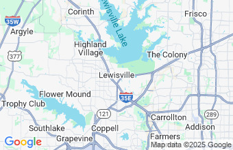 Map of Lewisville