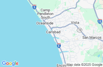 Map of Carlsbad