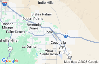 Map of Indio