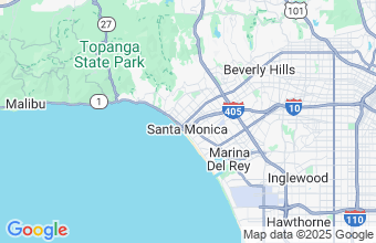 Map of Santa Monica