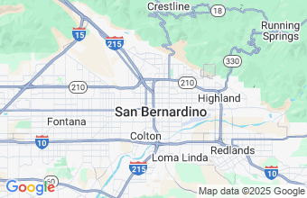 Map of San Bernardino