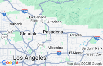 Map of Pasadena