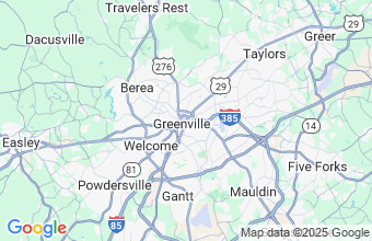 Map of Greenville