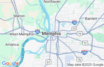 Map of Memphis