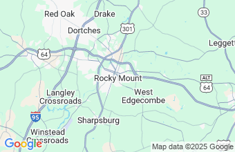 Map of Rocky Mount
