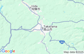 Map of Takayama