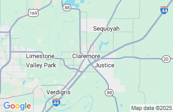 Map of Claremore