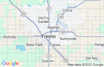 Map of Fresno