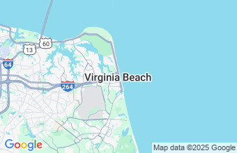 Map of Virginia Beach