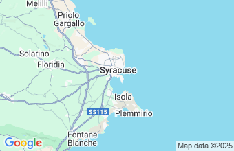 Map of Siracusa