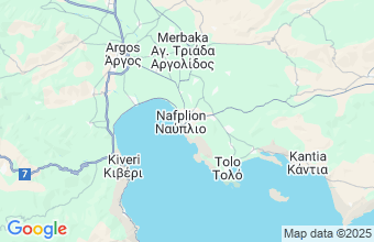Map of Nafplion