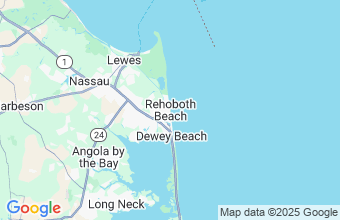 Map of Rehoboth Beach