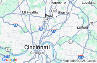 Map of Cincinnati