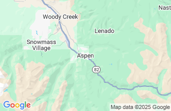 Map of Aspen