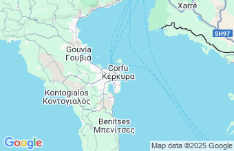 Map of Corfu