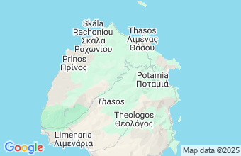 Map of Thassos Island