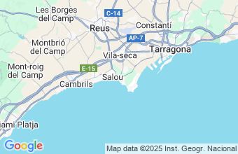 Map of Salou Tarragona