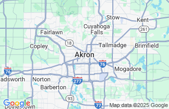 Map of Akron