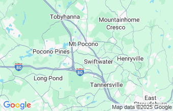 Map of Pocono Manor