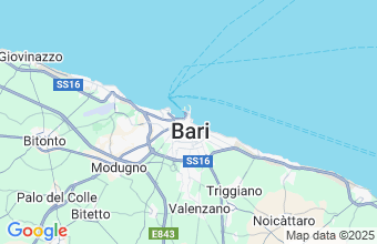 Map of Bari