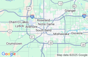 Map of South Bend