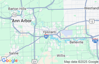 Map of Ypsilanti