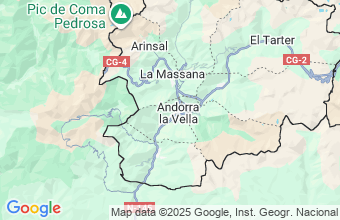 Map of Andorra La Vella