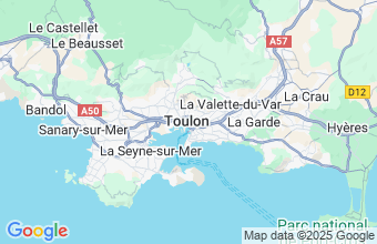 Map of Toulon