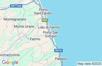 Map of Porto San Giorgio (Ap)