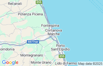 Map of Civitanova Marche