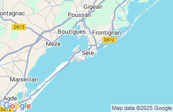 Map of Sete