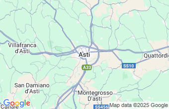 Map of Asti