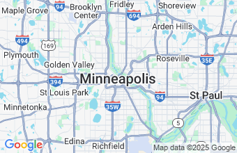 Map of Minneapolis