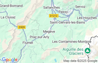 Map of Megeve