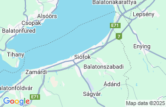 Map of Siofok
