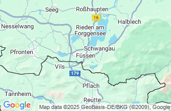 Map of Fuessen