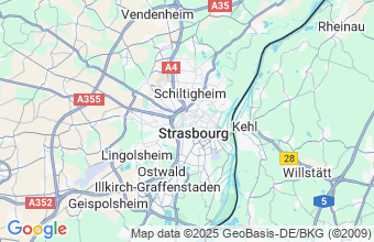 Map of Strasbourg