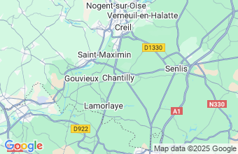 Map of Chantilly