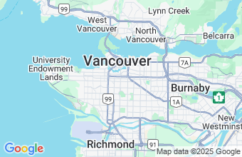 Map of Vancouver