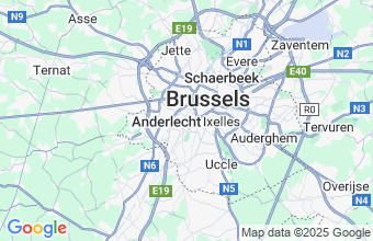Map of Brussels