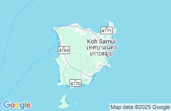Map of Koh Samui
